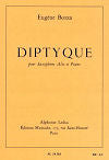 Diptyque for Alto Saxophone and Piano by Eugène Bozza