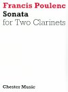 Sonata for Two Clarinets by Francis Poulenc
