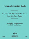 Contrapunctus XIII (from Art of Fugue) Clarinet and Bass Clarinet Duet by Johann Sebastian Bach