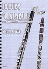 20 Duos "Classique" for Clarinet and Bass Clarinet edited Michel Nowak