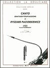 Canto for Bassoon Quartet by Ryszard Paciorkiewicz