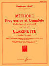 Méthode Progressive et Complète for Clarinet Vol. 1 by Eugène Gay