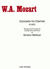 Mozart Clarinet Concerto K. 622 (for B-flat clarinet and piano) edited by Simeon Bellison