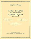 11 Studies in Karnatic Modes for Clarinet by Eugène Bozza