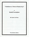 Variations on the Theme by Haydn Op. 5 for Clarinet and Piano by Randall Cunningham