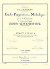 20 Progressive and Melodic Studies (Moderate Difficulty) (Vingt Études Progressive et Mélodiques Moyenne Force pour Clarinette) Book 2 by Paul Jeanjean