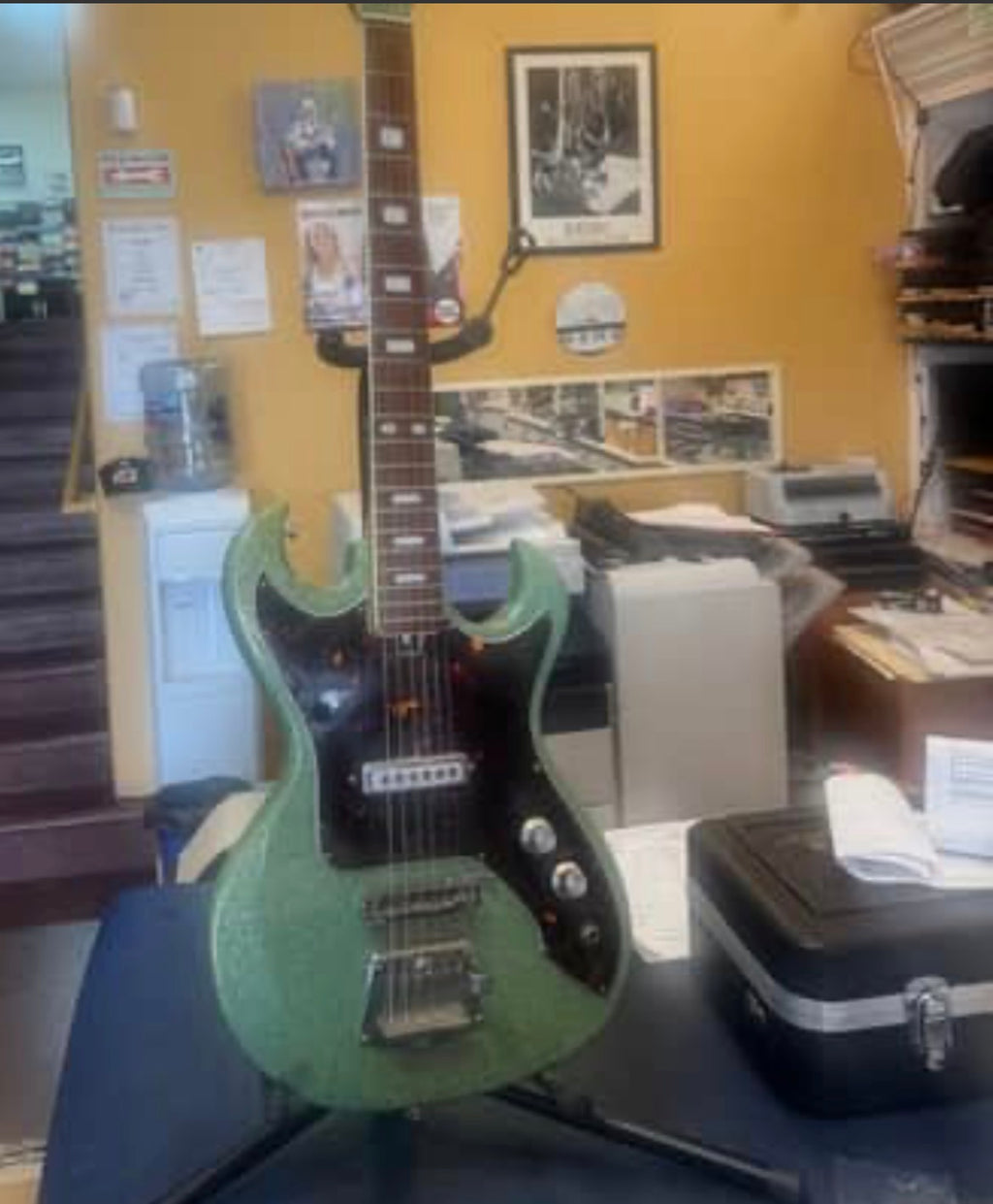 Telestar Guitar Classic 1967 - Green Sparkles