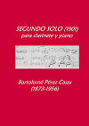 Segundo Solo for Clarinet and Piano by Bartolomé Pérez Casas