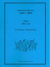 Trio Op 23 for clarinet, cello and piano by Adolphe Blanc