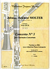 Molter Concerto No. 3 for E-flat Clarinet and Piano by Johann Melchior Molter
