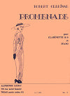 Promenade for Clarinet and Piano by Robert Clérisse