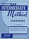 Rubank Intermediate Method Saxophone by J.E. Skornicka