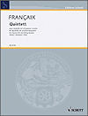 Quintette for Clarinet and String Quartet by Jean Françaix (Parts only)