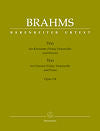 Brahms Trio for Piano, Clarinet (or Viola) and Violoncello in A minor Op. 114 by Johannes Brahms edited by Christopher Hogwood
