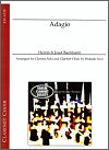 Adagio for Clarinet Solo with Clarinet Quartet or Clarinet Choir by Heinrich Josef Baermann
