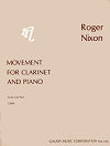 Movement for Clarinet and Piano by Roger Nixon
