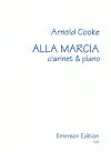 Alla Marcia clarinet and piano by Arnold Cooke