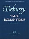 Valse Romantique for Clarinet and Piano by Claude Debussy transcribed by Zoltán Kocsis