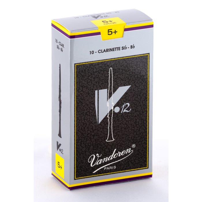 Vandoren CR196 V12 Bb Clarinet Reed - 5.0+ (10-pack)