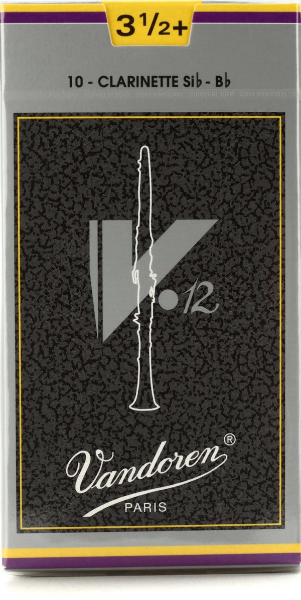 Vandoren CR1935+ 3.5+; Bb Clarinet Reeds; Vandoren V-12; 10 per box
