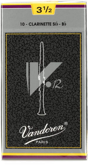 Vandoren CR1935 V12 Bb Clarinet Reed - 3.5 (10-pack)