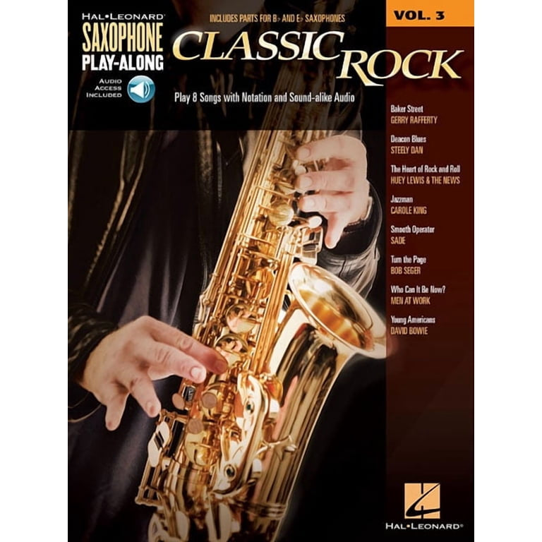 Classic Rock
Saxophone Play-Along Volume 3
Saxophone Play-Along Softcover