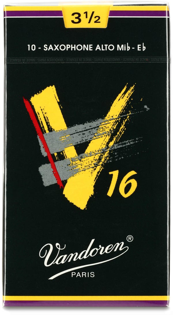 Vandoren SR7035 - V16 Alto Saxophone Reeds - 3.5 (10-pack)