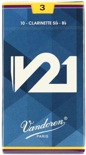 Vandoren CR803 V21 Bb Clarinet Reed - 3.0 (10-pack)