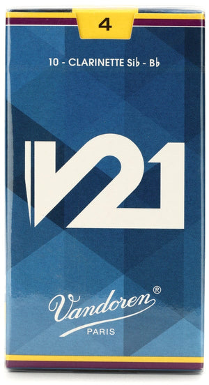 Vandoren CR804 V21 Bb Clarinet Reed - 4.0 (10-pack)