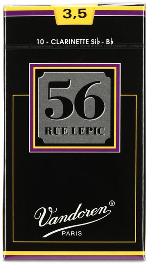 Vandoren CR5035 56 rue Lepic Bb Clarinet Reed - 3.5 (10-pack)