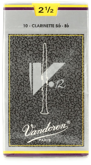 Vandoren CR1925 V12 Bb Clarinet Reed - 2.5 (10-pack)