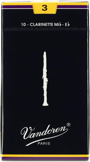 Vandoren CR113 Traditional Eb Clarinet Reed - 3.0 (10-pack)