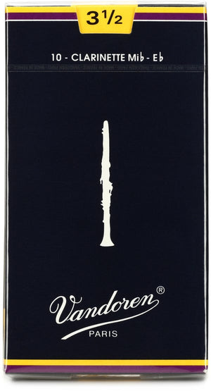 Vandoren CR1135 Traditional Eb Clarinet Reed - 3.5 (10-pack)