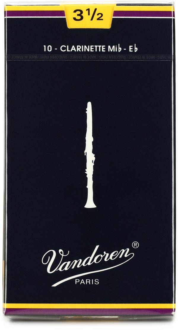 Vandoren CR1135 Traditional Eb Clarinet Reed - 3.5 (10-pack)