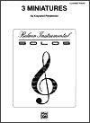 Three Miniatures for Clarinet and Piano by Krzysztof Penderecki