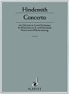 Concerto for Clarinet in A and Orchestra (Piano Reduction) by Paul Hindemith