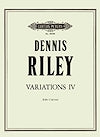 Variations IV for Solo Clarinet by Dennis Riley