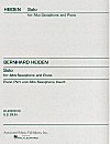 Solo for Alto Saxophone and Piano by Bernhard Heiden
