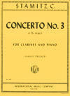 Concerto in B-flat major No. 3 for Clarinet and Orchestra by Carl Stamitz