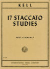 17 Staccato Studies for Clarinet by Reginald Kell