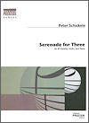 Serenade for Three for Clarinet, Violin, and Piano (Parts and Score) by Peter Schickele