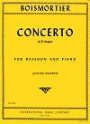 Concerto in D major for Bassoon and Piano by Joseph Bodin de Boismortier