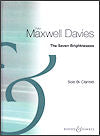 The Seven Brightnesses for Solo Clarinet by Peter Maxwell Davies