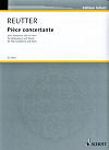 Pièce Concertante for Alto Saxophone and Piano by Hermann Reutter
