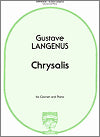 Chrysalis for Clarinet and Piano by Gustave Langenus