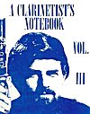 A Clarinetist's Notebook Vol. III: Concepts of Rhythm by Robert Schmidt