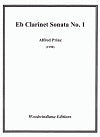 Sonata No. 1 for E-flat Clarinet and Piano by Alfred Prinz