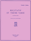 Récitatif et Thème Varié for Clarinet and Piano by Gaston Litaize