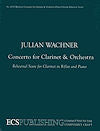 Concerto for Clarinet & Orchestra (Piano Reduction) by Julian Wachner