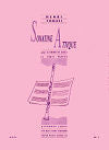 Sonatine Attique for Clarinet Solo in Three Parts by Henri Tomasi